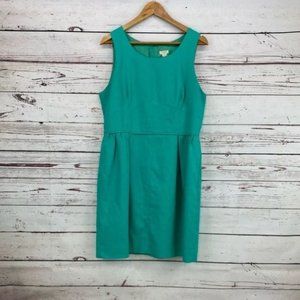 J. Crew Jade Dress Sleeveless Structured